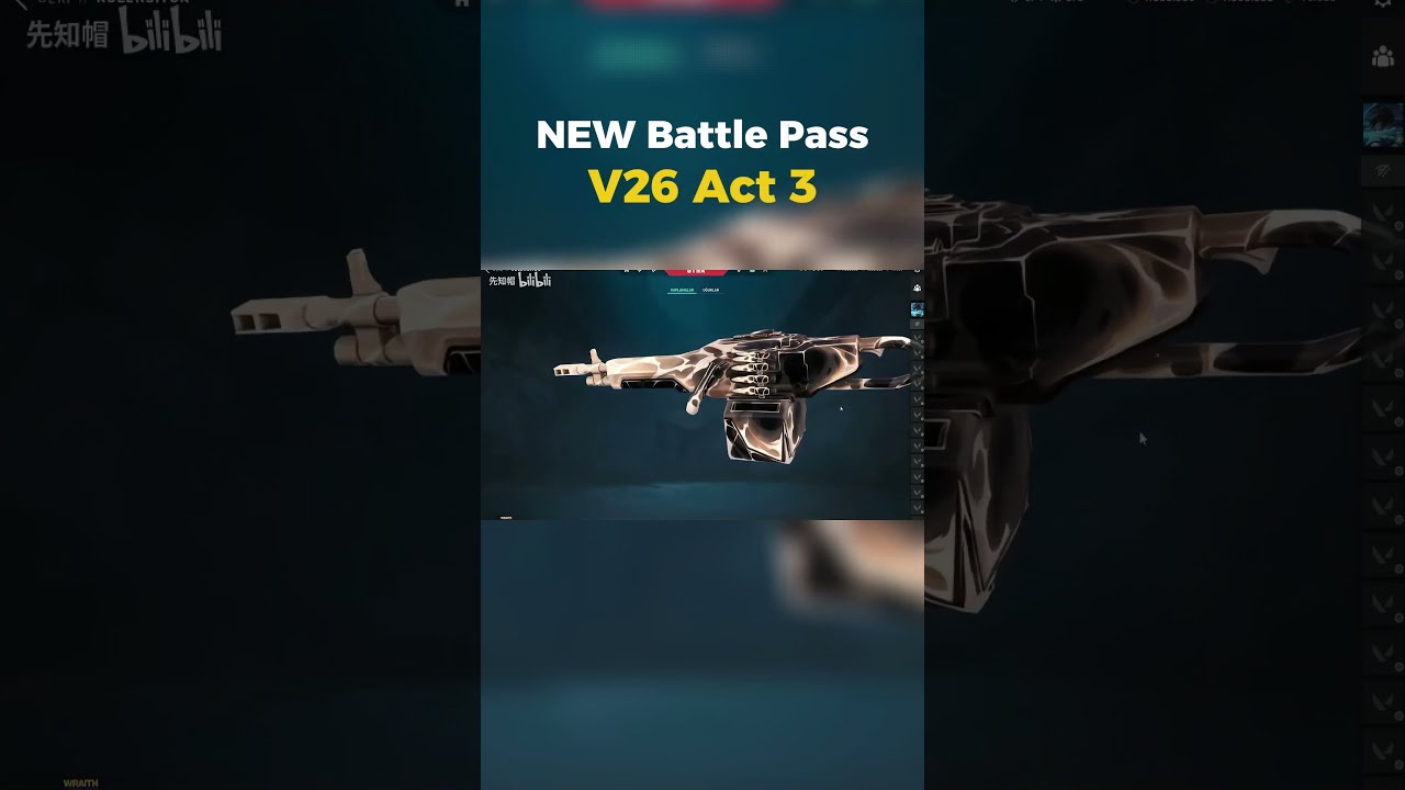 New Battlepass Showcase V26 Act 3 !! #valorant #valorantskins