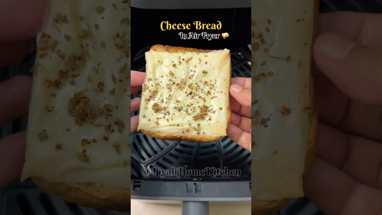 *Viral* Cheese Bread In Air Fryer #shorts #youtubeshorts #viral #cheesebread #airfryer #food #recipe