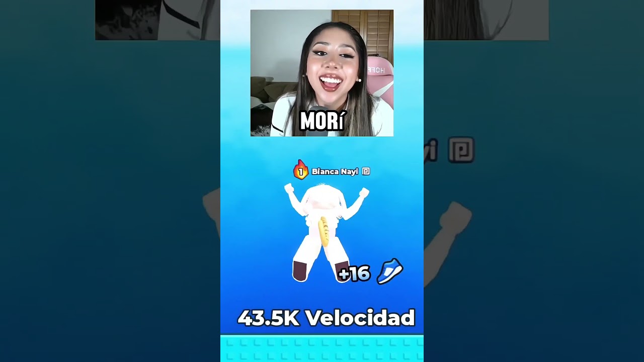 ME CAI EN PLENA CARRERA DE ESCAPA DEL MONO 😭 #shorts #roblox