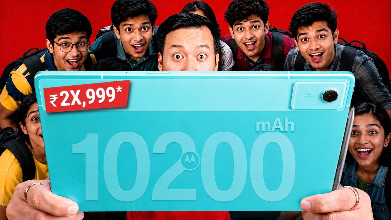 Moto Pad 70 Unboxing & Test 📌 Best Tablet for Students only @2X,999*