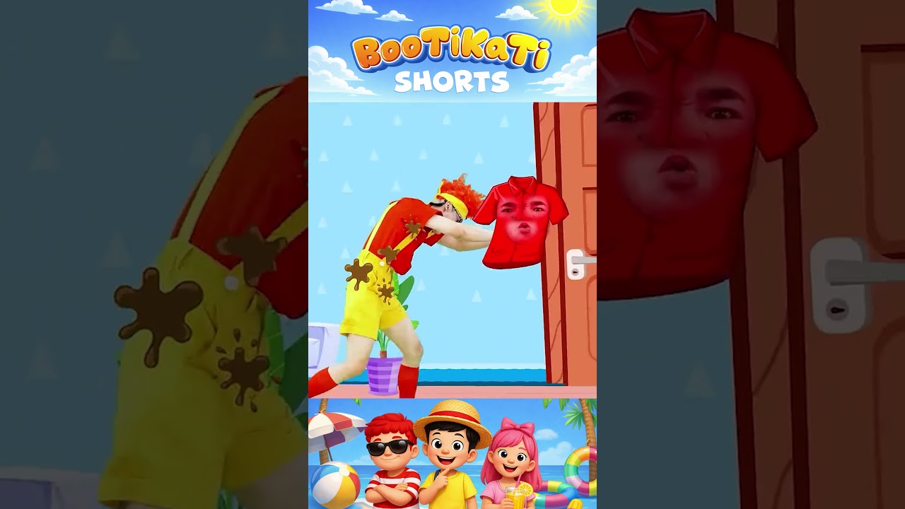 My Clothes are Gone | Song for Kids With Bootikati Shorts | Nursery Rhymes For Toddlers