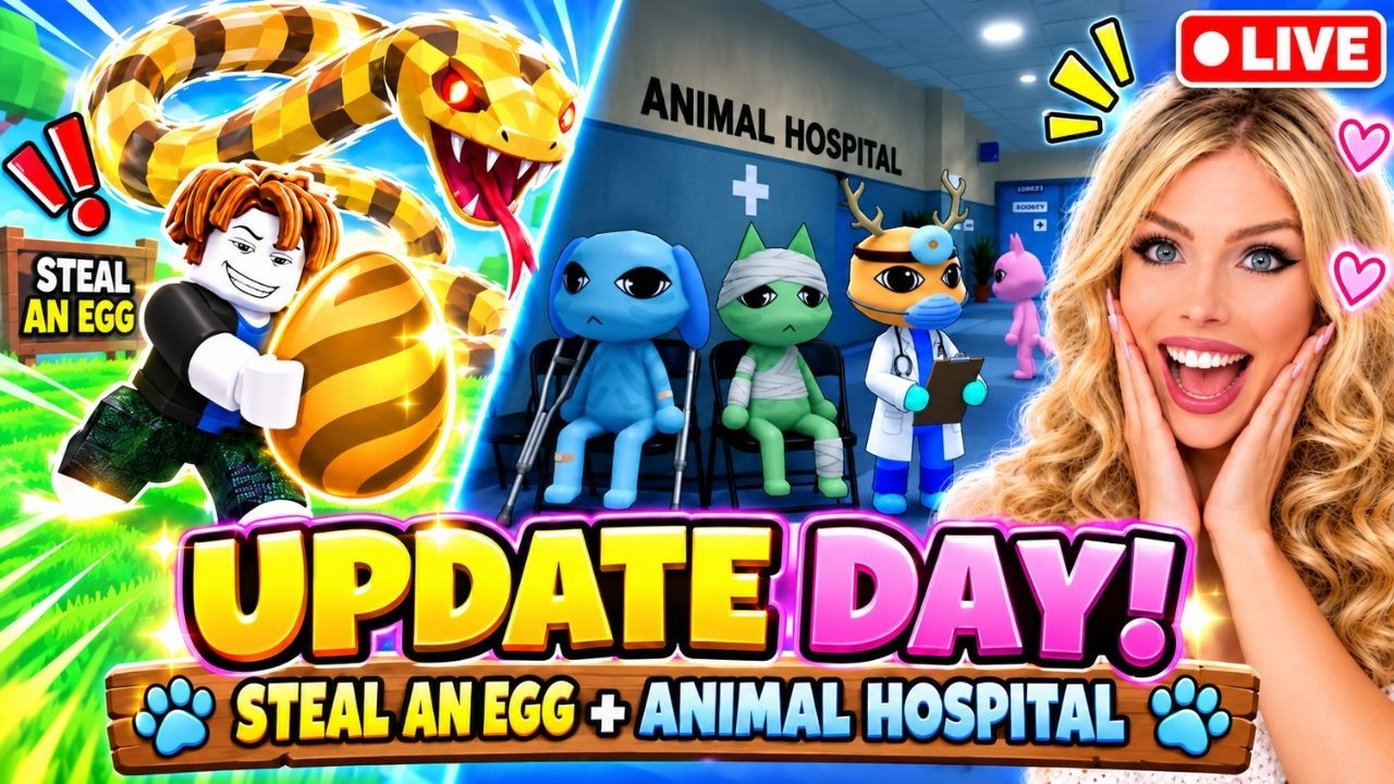 🔴LIVE! LET'S PLAY ROBLOX! UPDATE DAY!