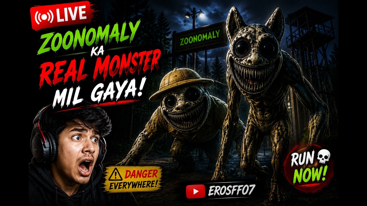 🔴 LIVE: Yeh Zoo Normal Nahi Hai 👹 | Horror Gameplay Its Zoonomaly😨🥶#live #zoonomaly #horror
