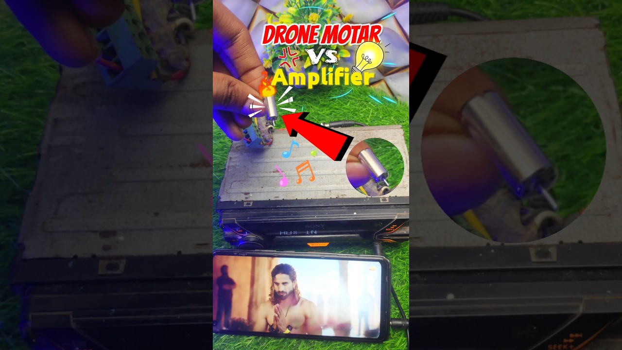 😱Drone Motor Vs Amplifier #shorts #viral #trending #diy #experiment #diycrafts #amplifier