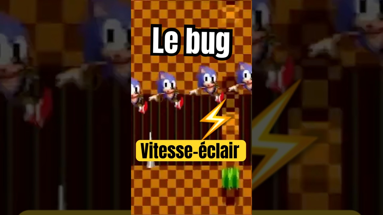 Le bug de vitesse ÉCLAIR dans Sonic ⚡️ #sonic #sonicthehedgehog #speedruning #retrogaming #glitch