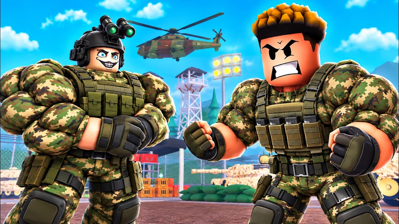 I Became The STRONGEST SOILDER In ROBLOX!