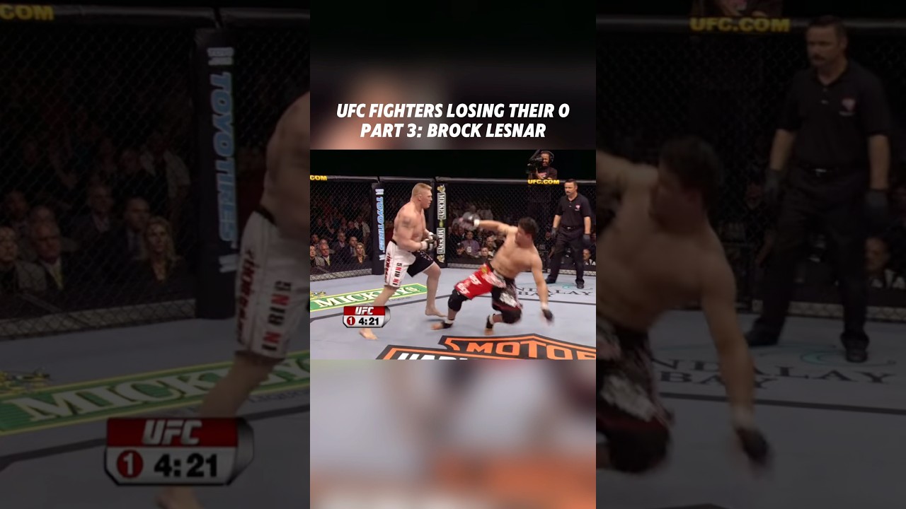 UFC Fighters Losing Their 0 Part 3: Brock Lesnar Loses To Frank Mir #ufc #mma #wrestling #bjj