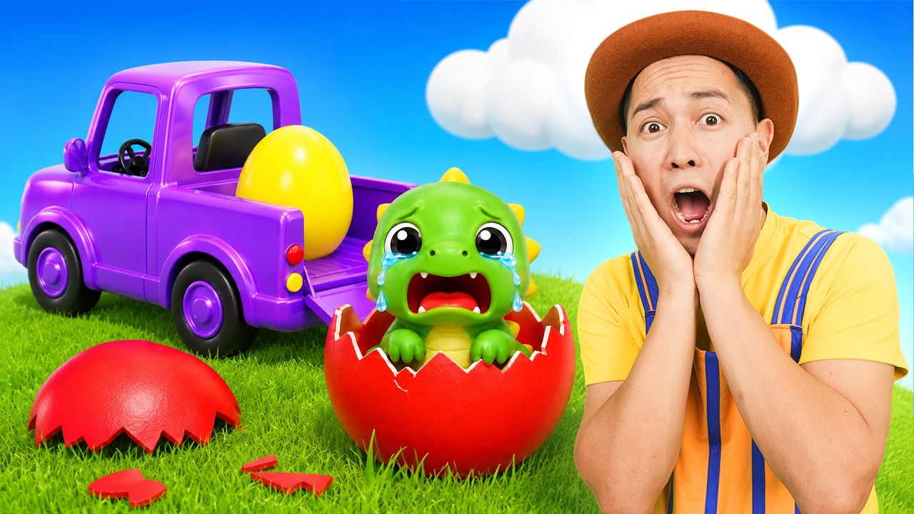 Egg Surprise in the Pickup Truck 🥚🛻 | TigiBoo Kids Songs