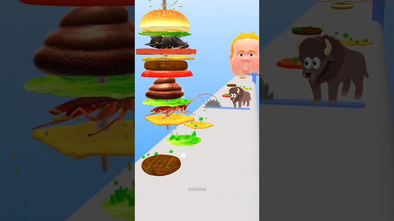 Burger Mere Bhai ka 🤪 Rahul Bhai game