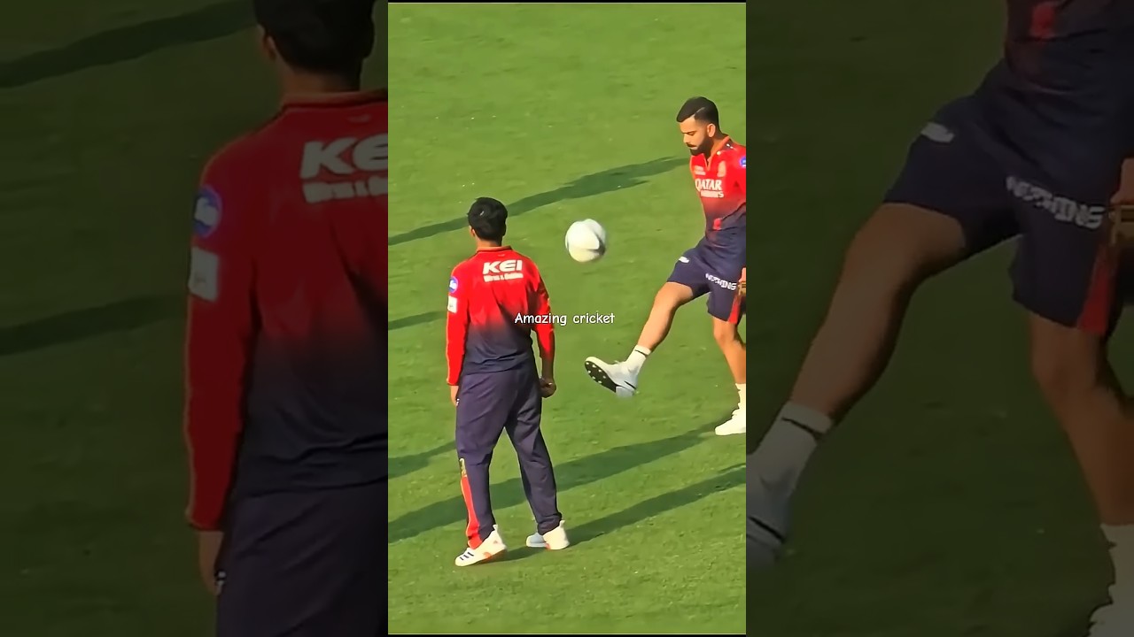 Virat Kohli football skills #shorts #viratkohli #rcb #ipl