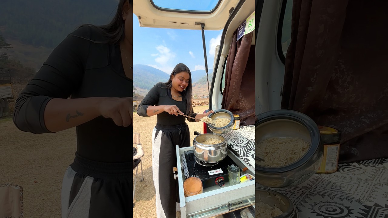 Car Camping in Dirang | Road trip to ARUNACHAL😍 | Vanlife in India #carcamping #travel #campervan