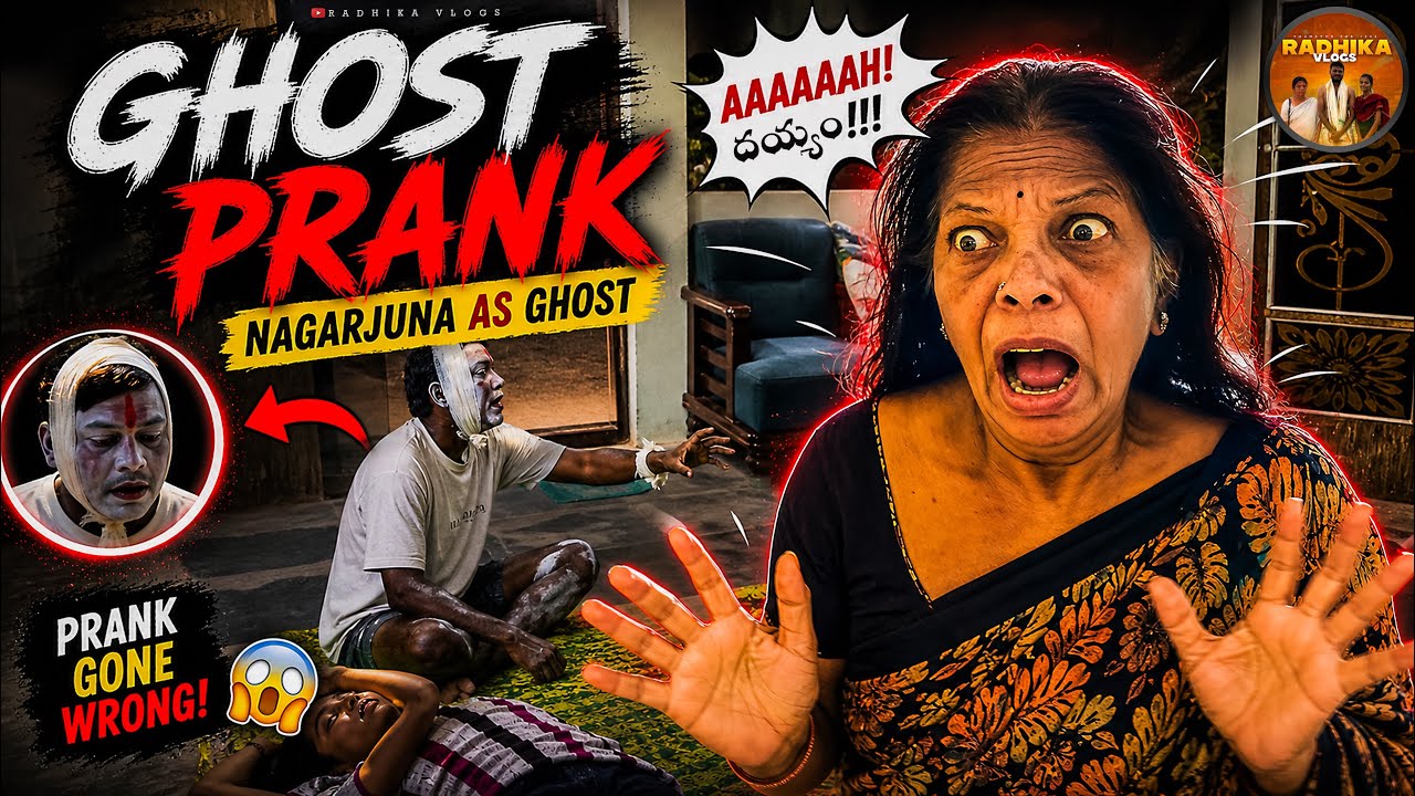 Ghost prank - Nagarjuna as Ghost #pranks #prankvideo