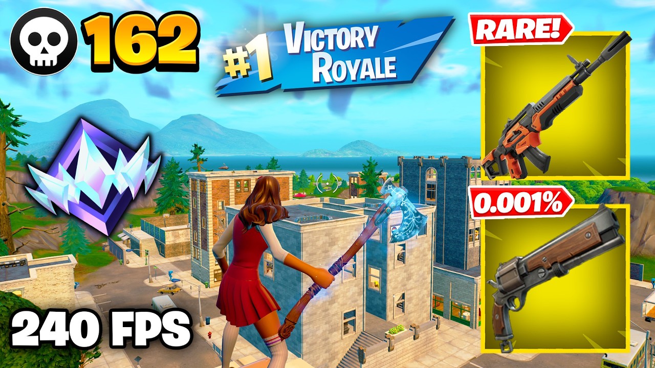 162 Elimination "RANKED RELOAD" Gameplay Wins (Fortnite Chapter 7 Keyboard & Mouse)