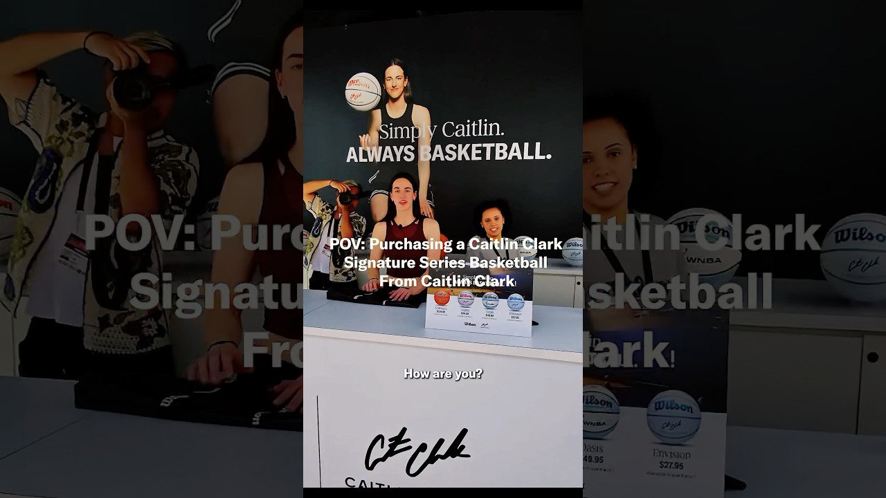 Purchasing A Caitlin Clark Signature Basketball From Caitlin Clark! 🏀