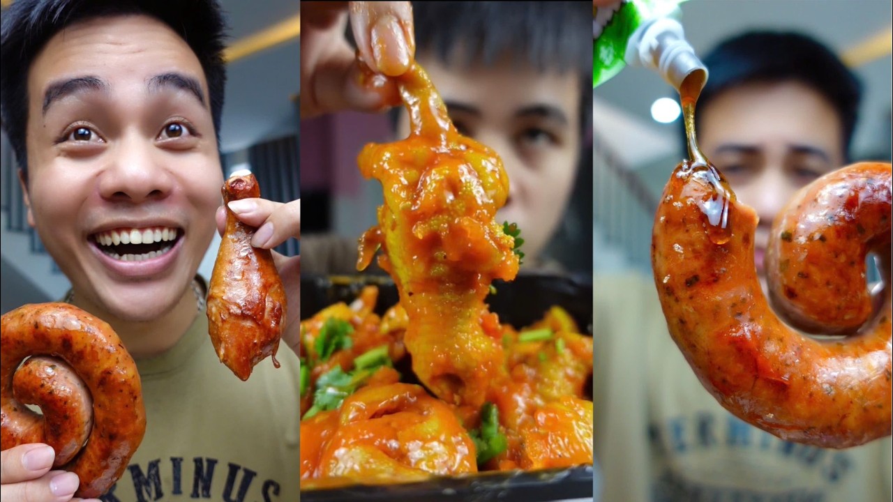 Livestream đồ ăn vặt hot douyin, siêu cay, siêu chua và cái kết