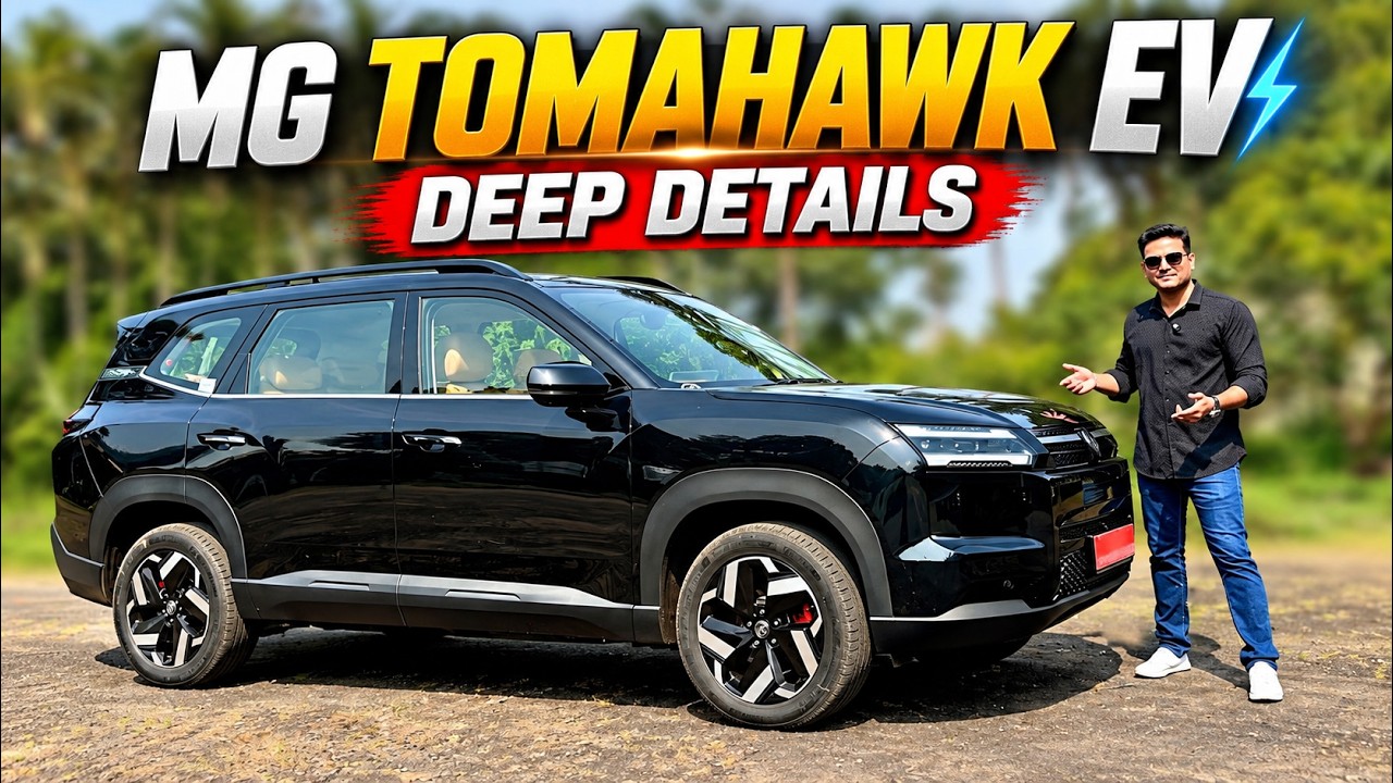 MG Tomahawk EV Deep Details | Futuristic Electric SUV, Features, Range & Everything Explained