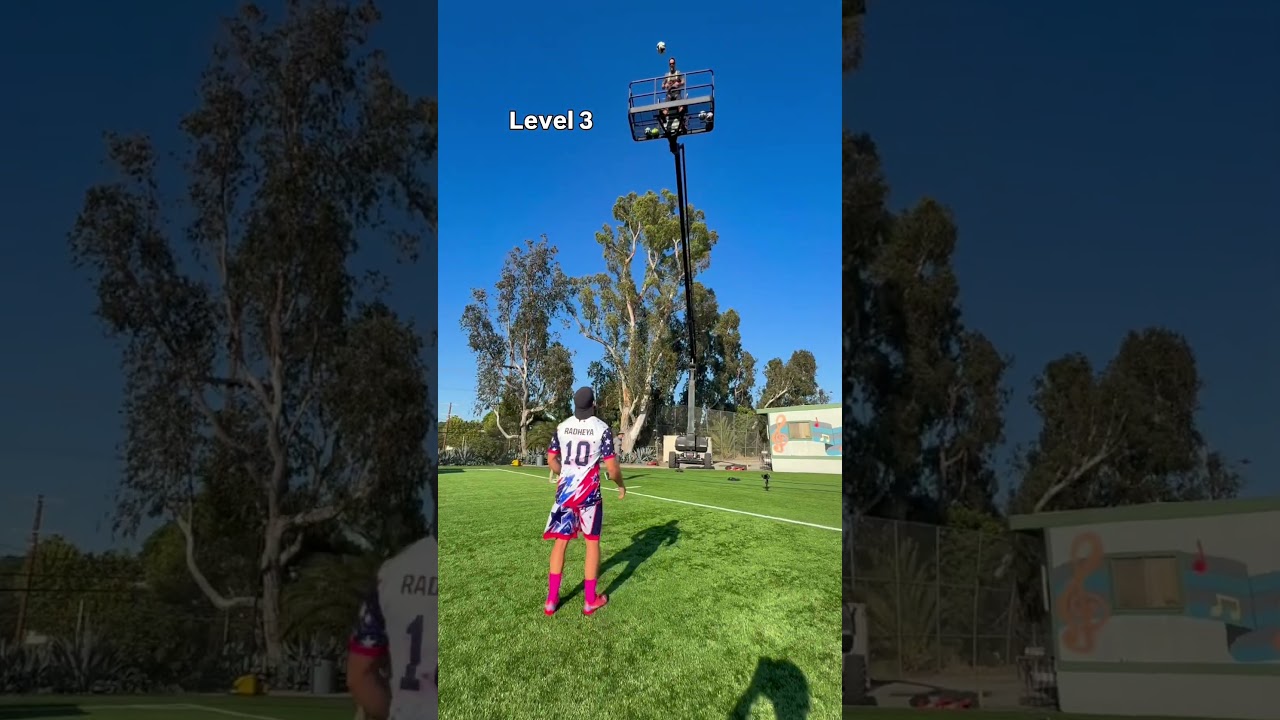 How high can I go⁉️ #football #soccer #skills