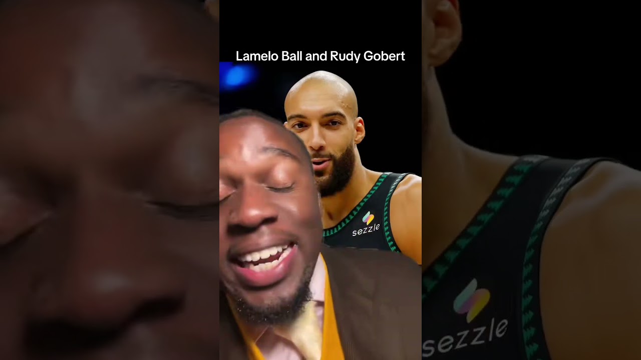 LaMelo Ball will unlock Rudy Gobert #nba #lameloball #anthonyedwards #basketball