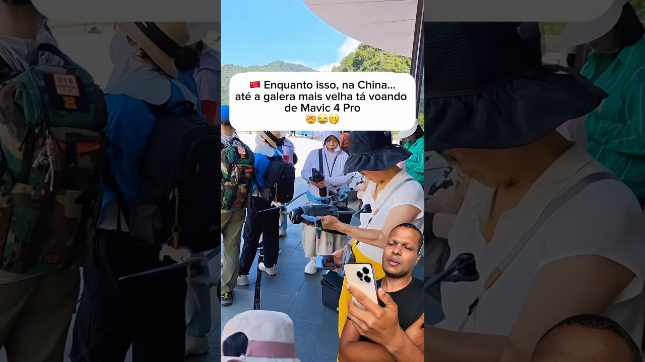 Enquanto por aqui um Mavic 4 Pro é quase um “carro popular” de tão caro 😂