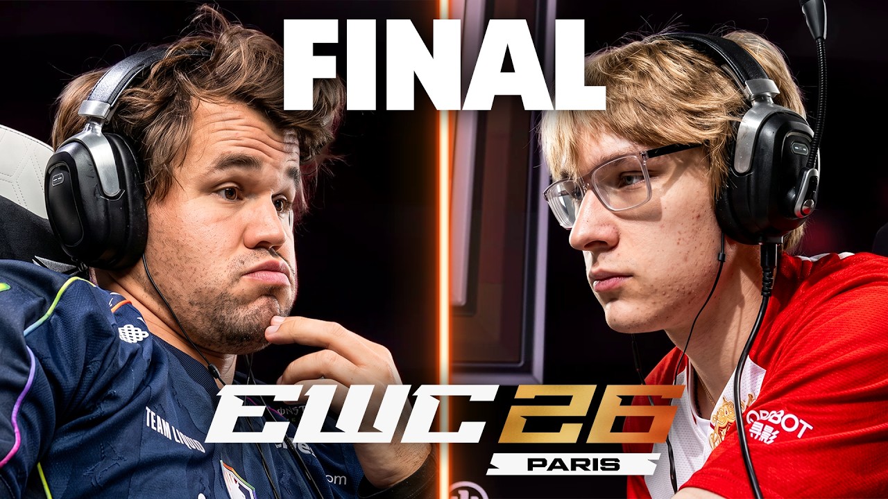 Magnus SACRIFICES HIS QUEEN IN OPENING of the LAST GAME at EWC 2026 FINAL!