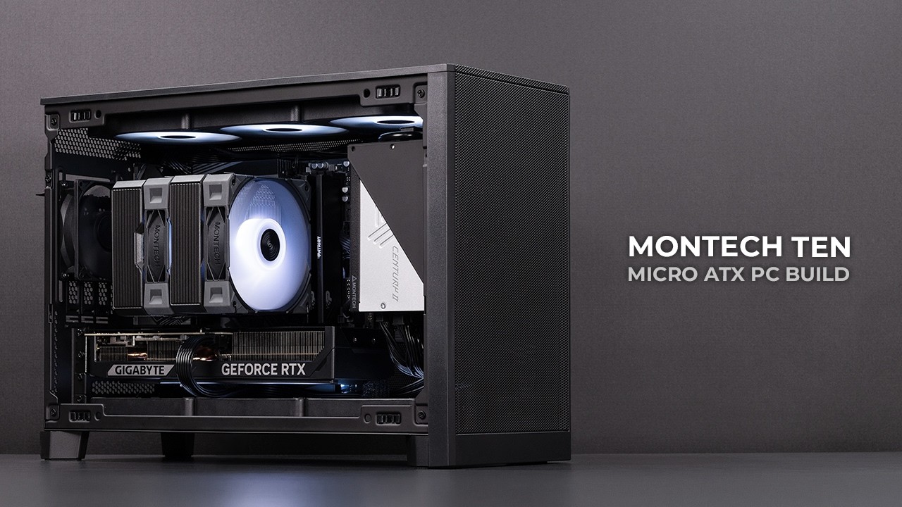 Elegant Micro ATX Air Cooled Gaming PC Build | Montech Ten – Three Different Modes in One PC Case