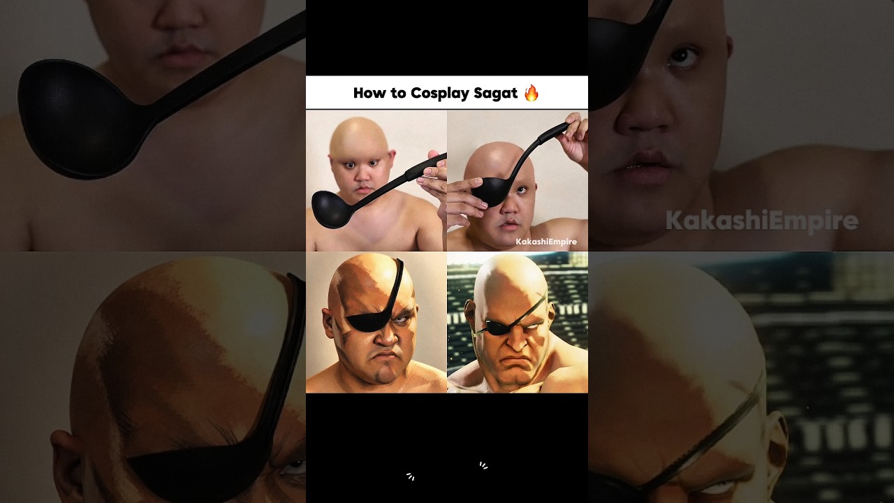 How to Cosplay Sagat 🔥 #Cosplay #Sagat #StreetFighter