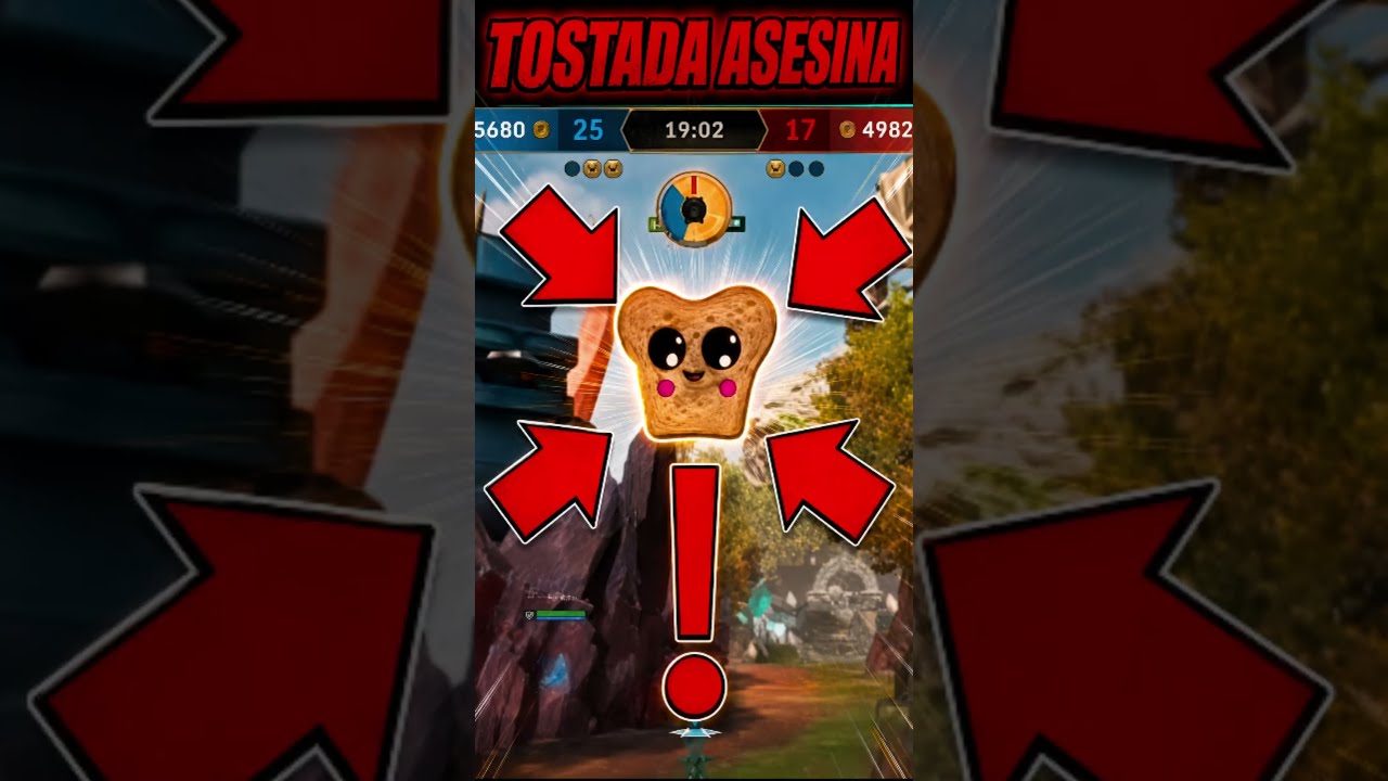 🔪🩸☠️🪓TOSTADA ASESINA EN SMITE 2 #shorts #smite2