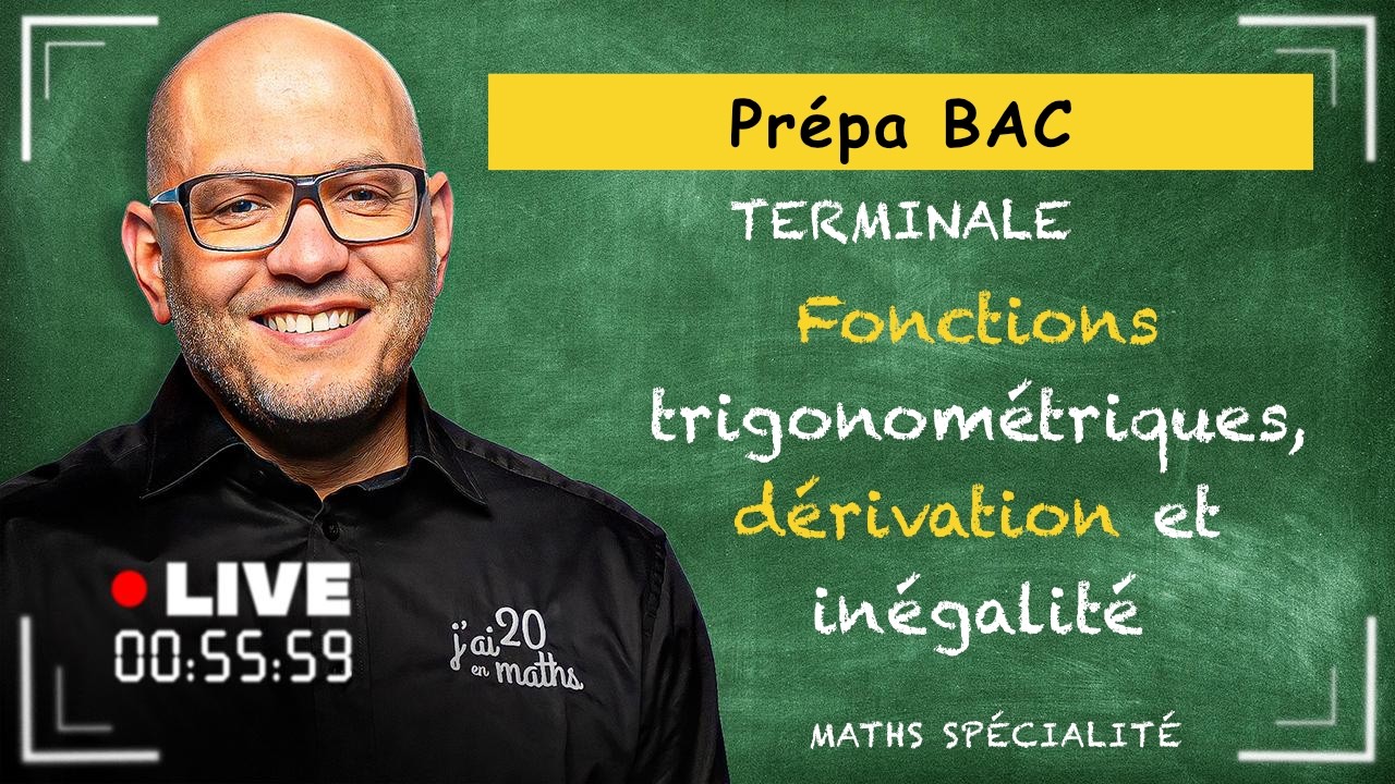 Terminale spécialité : Fonctions trigonométriques, dérivation et inégalité.