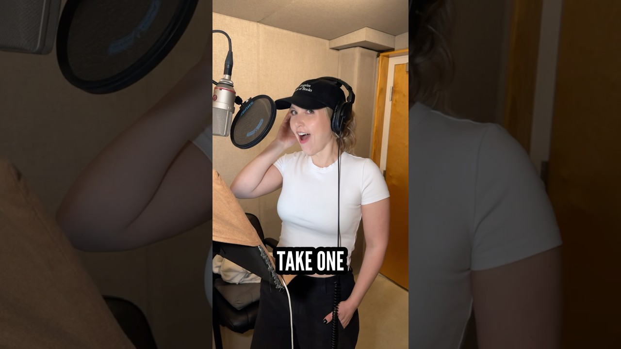 my book is out one month 😍 and yes I narrated the audiobook (preorder now) #book #audiobook #shorts