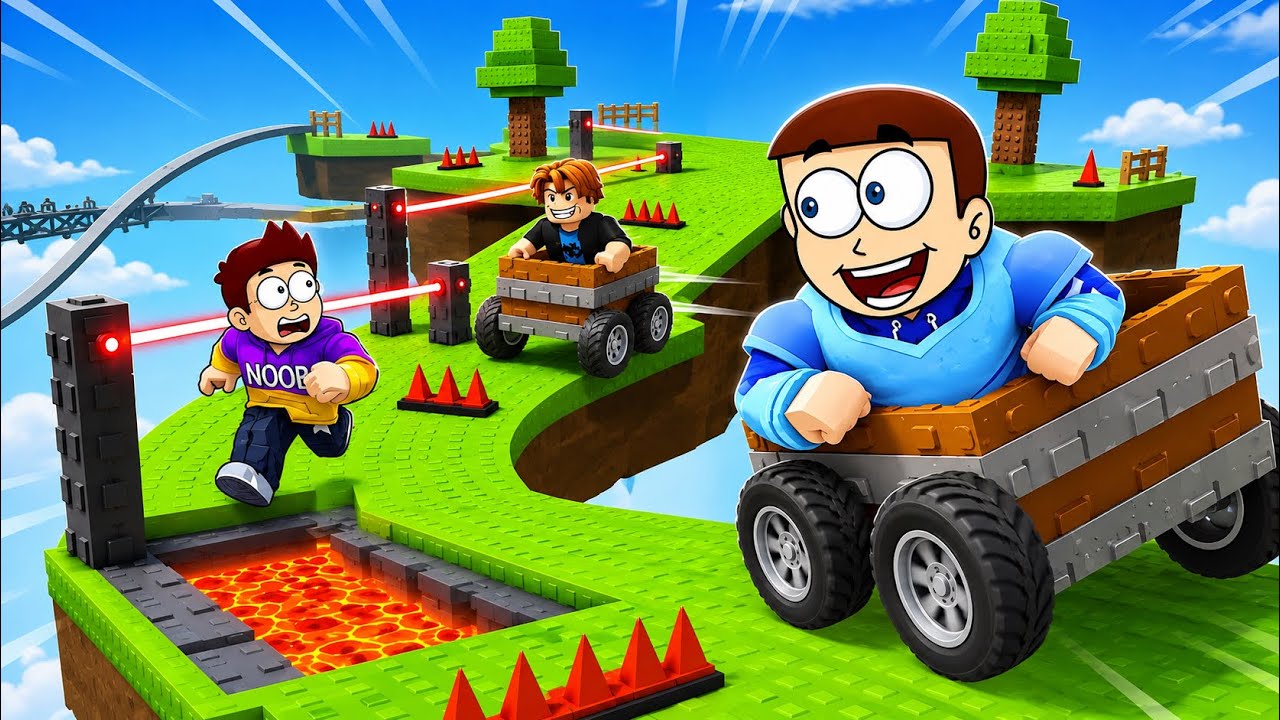 Roblox Roll in a Cart | Shiva and Kanzo Gameplay