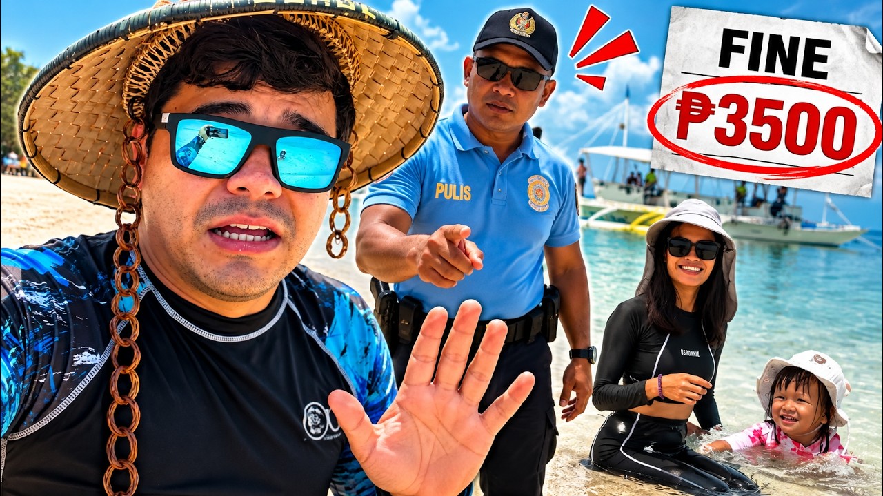 Нас Чуть Не ШТРАФАНУЛИ на ₱3500! Полиция пришла прямо на ПЛЯЖ | White Beach | Моалбоал 2