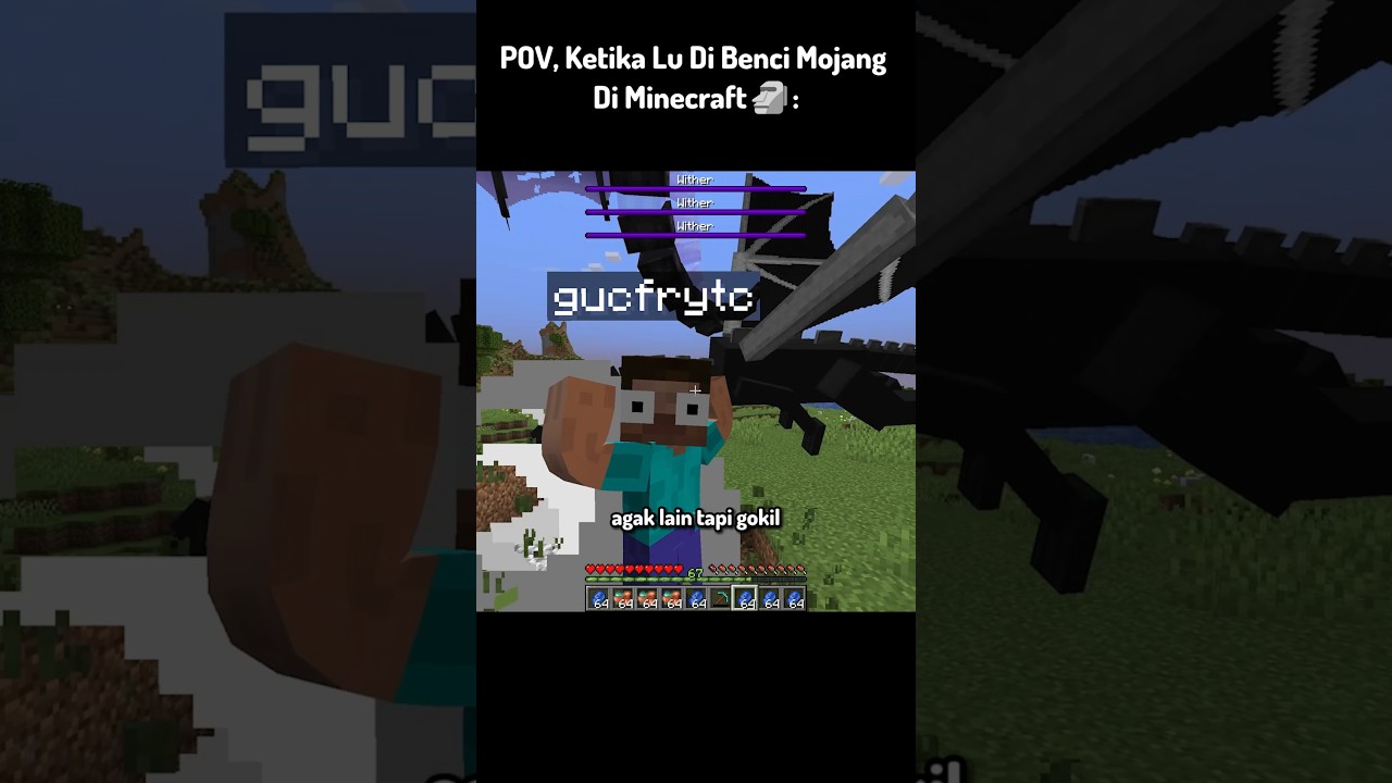 POV, Ketika Lu Di Benci Mojang Di Minecraft