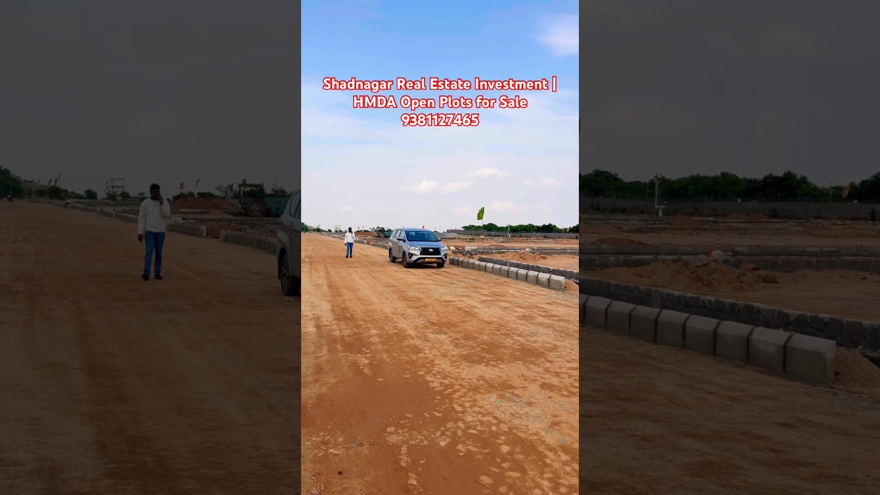 Shadnagar Real Estate Investment | HMDA Open Plots for Sale #ytshorts #viralvideo #realestate