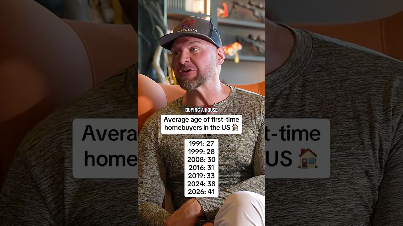 Average age of first-time homebuyers in the US has skyrocketed all the way to 40 years old