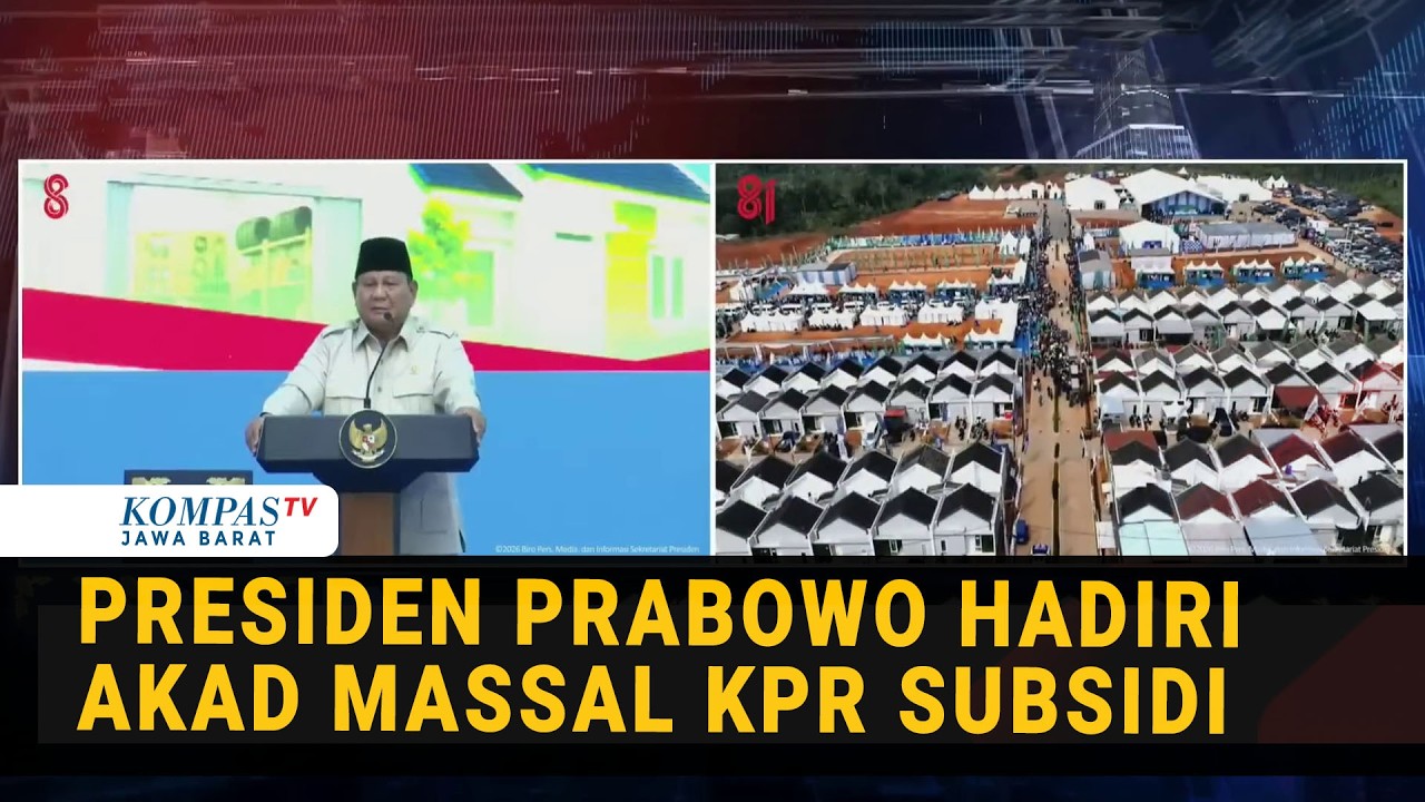 Canda Prabowo Saat Sambutan di Akad Massal KPR Boleh Bercanda Gak?