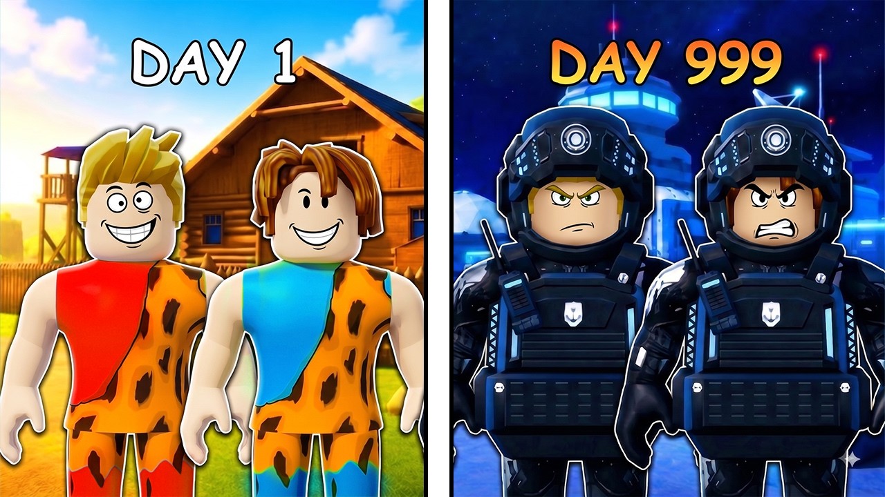 ROBLOX CHOP AND FROSTY PLAY THE 2 PLAYER EVOLUTION TYCOON 🛸