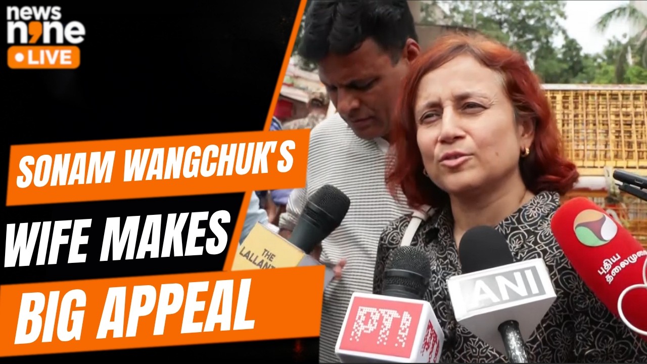 Sonam Wangchuk's Wife Reacts After He Is Shifted to Safdarjung Hospital | News9