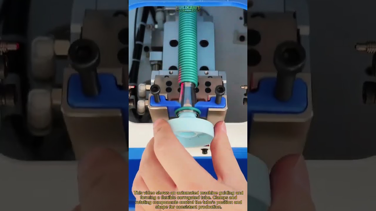 How This Tube Forming Machine Forms Flexible Hoses #Manufacturing #Engineering #USA #Automation Now