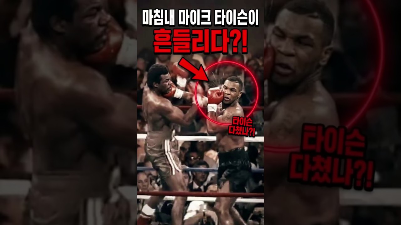 이 챔피언은 마이크 타이슨을 진정으로 흔든 최초의 선수가 되었다 😱🥊