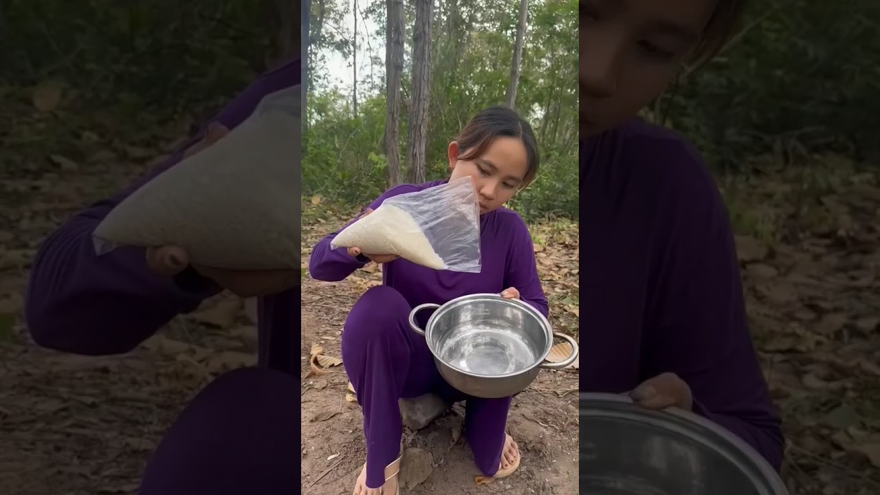 The guy shows SURVIVAL skills #survival #bushcraft #outdoors #lifehack #camping