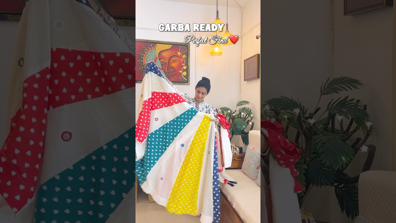Navratri Outfit 2026 || Perfect Chaniya Choli for Garba Night ❤️ #shorts