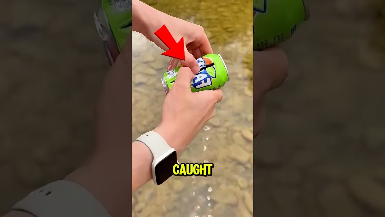 He Put Bread in a Soda Can... Then This Happened 😳🐟