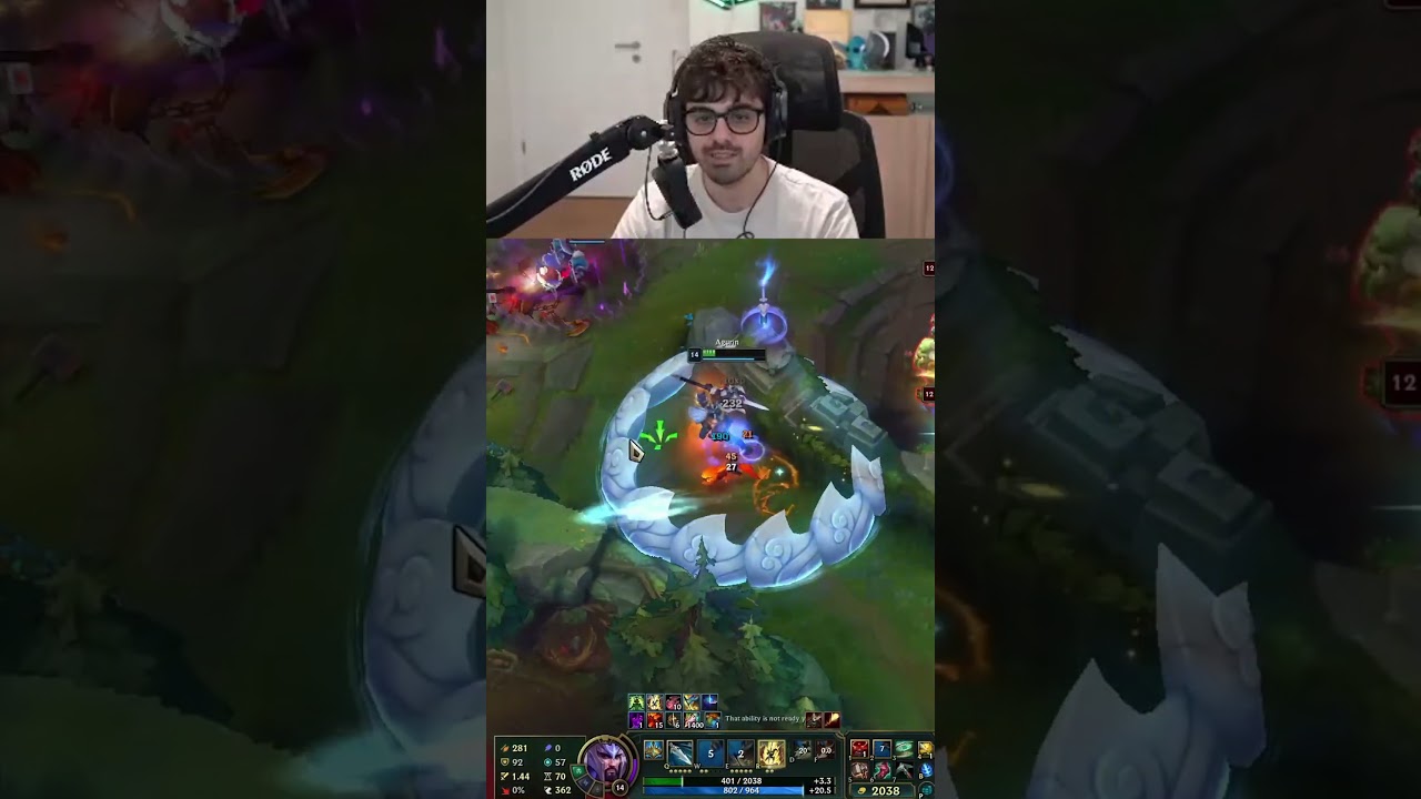 Another Jarvan Bug #agurin #leagueoflegends