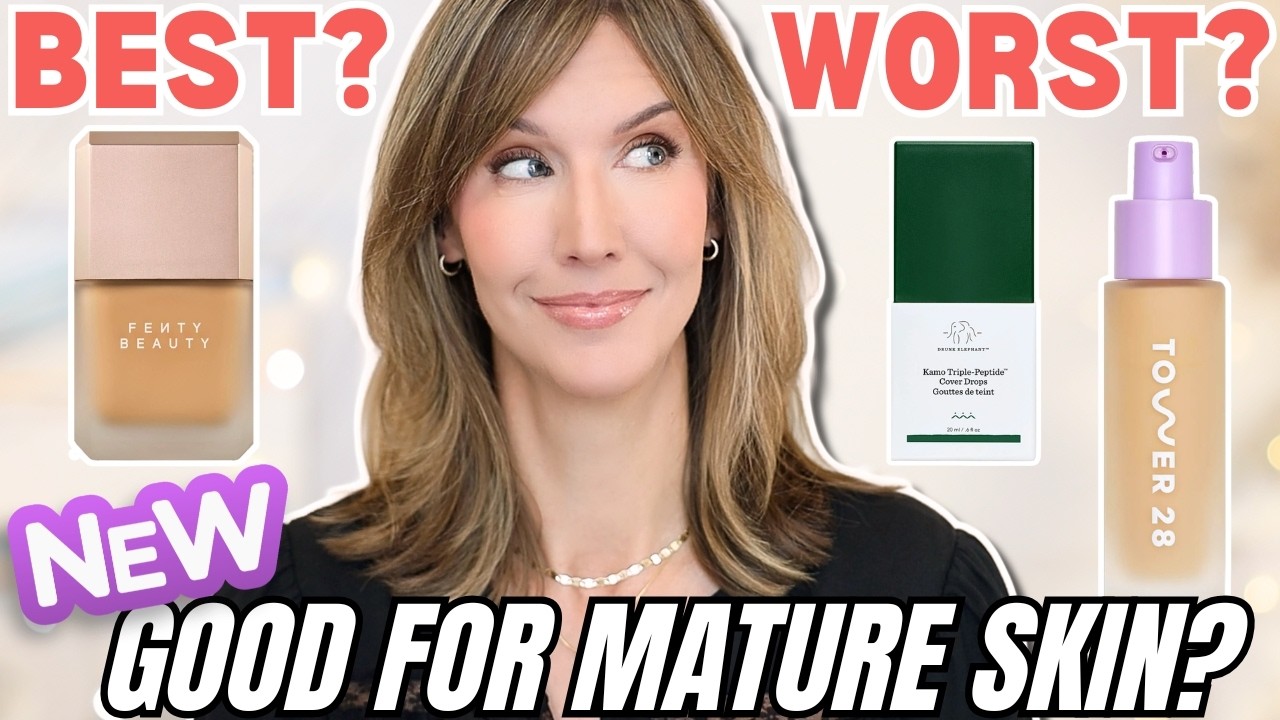Don't Waste Your Money! 3 NEW Foundations for Mature Skin Tested for Days - My Verdicts