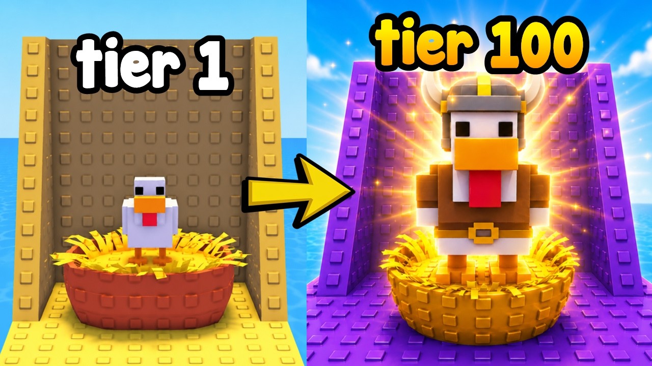 Unlocked Max Tier Chicken In Roblox Chicken Farm! Noob To Master