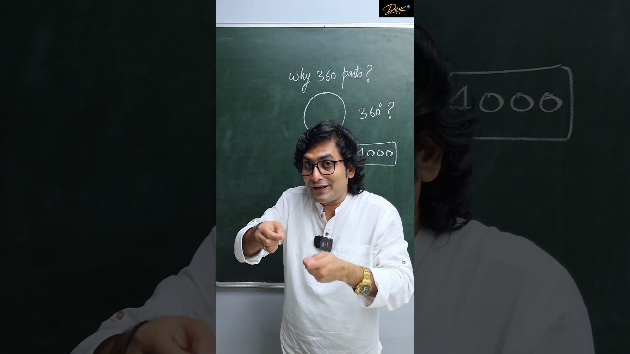 Why one circle has 360°? #Facts #devsir #knowledge #olympiad ##class10th #fundamentals
