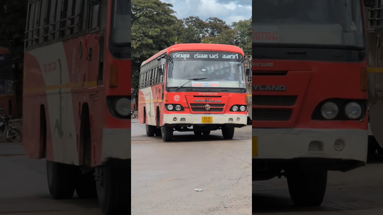 #kkrtc #vijayapura #belagavi KA28F2382 #ashokleyland #redbus #ksrtc #nwkrtc #sunnyday #fanning #bs4