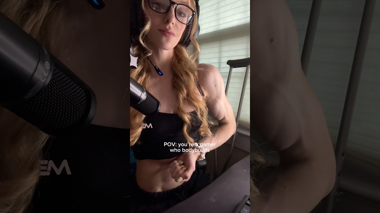 any gamers #bodybuilding #bodybuilder #gym #gamergirl #gymlife