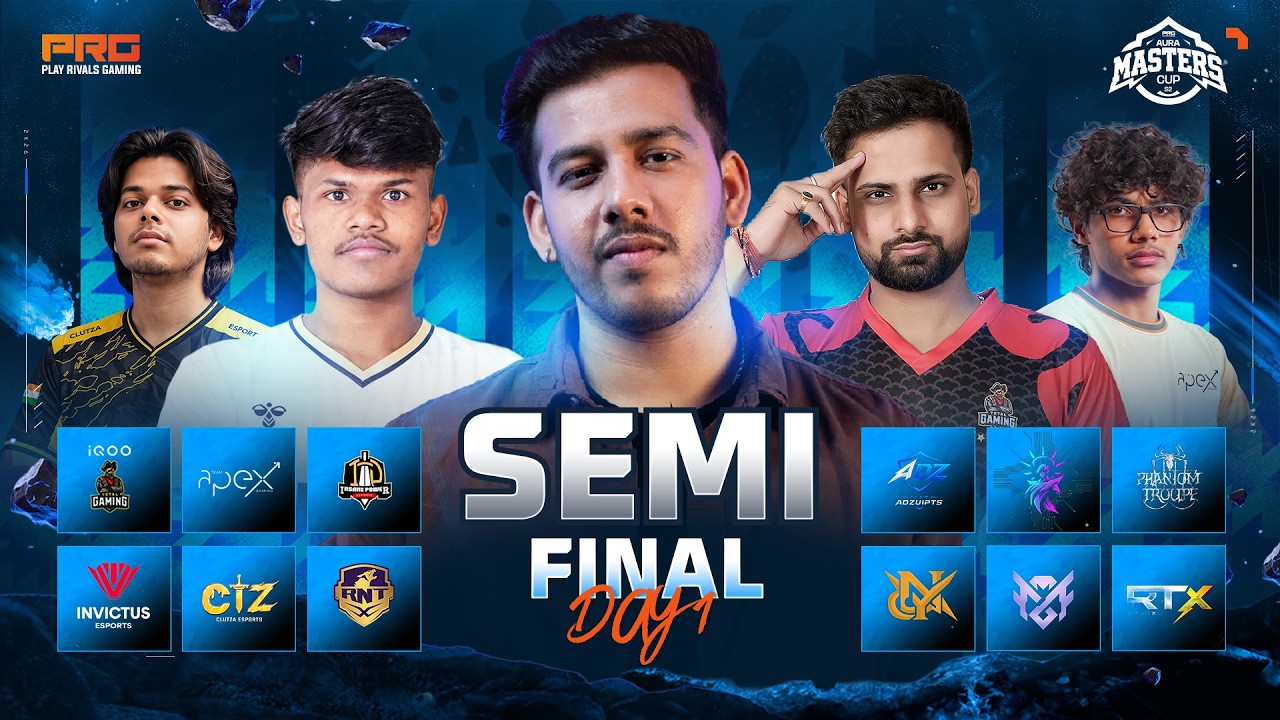 🔴 SEMI FINALS - AURA MASTER CUP | TG vs TAG vs RNTX vs CTZ vs IP 🏆