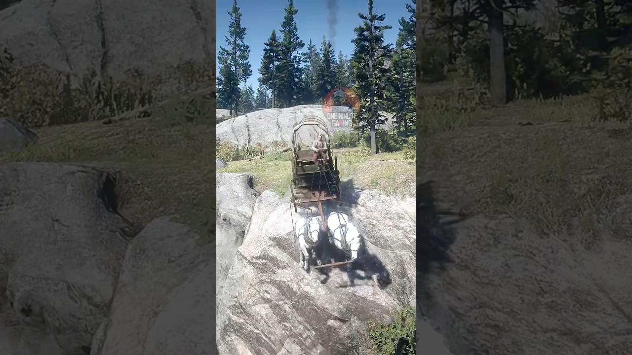 RDR2 - Flying off the CLIFF #rdr2 #gaming #arthurmorgan #rdo #rockstar